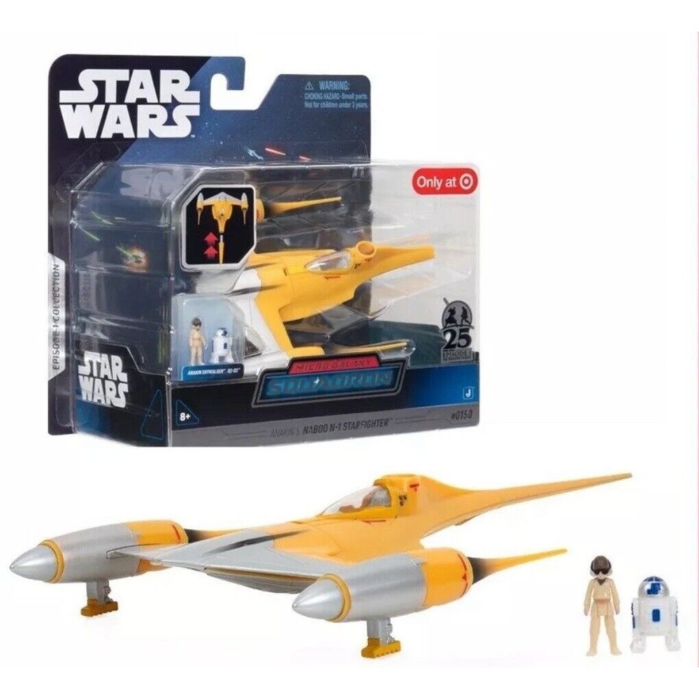 Star Wars Micro Galaxy Squadron Anakin's Naboo N-1 Starfighter Target Exclusive